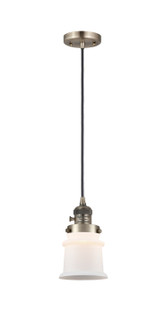 Franklin Restoration One Light Mini Pendant in Antique Brass (405|201CSW-AB-G181S)