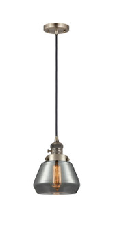 Franklin Restoration One Light Mini Pendant in Antique Brass (405|201CSW-AB-G173)