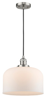 Franklin Restoration One Light Mini Pendant in Brushed Satin Nickel (405|201C-SN-G71-L)