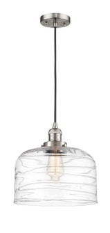 Franklin Restoration One Light Mini Pendant in Brushed Satin Nickel (405|201C-SN-G713-L)