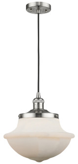 Franklin Restoration One Light Mini Pendant in Brushed Satin Nickel (405|201C-SN-G541)