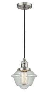 Franklin Restoration One Light Mini Pendant in Brushed Satin Nickel (405|201C-SN-G534)