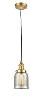 Franklin Restoration One Light Mini Pendant in Satin Gold (405|201C-SG-G58)