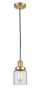 Franklin Restoration One Light Mini Pendant in Satin Gold (405|201C-SG-G52)