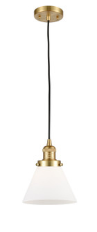 Franklin Restoration One Light Mini Pendant in Satin Gold (405|201C-SG-G41)