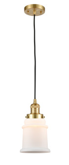 Franklin Restoration LED Mini Pendant in Satin Gold (405|201C-SG-G181-LED)