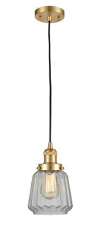 Franklin Restoration LED Mini Pendant in Satin Gold (405|201C-SG-G142-LED)