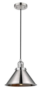Franklin Restoration One Light Mini Pendant in Polished Nickel (405|201C-PN-M10-PN)