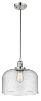 Franklin Restoration One Light Mini Pendant in Polished Nickel (405|201C-PN-G74-L)