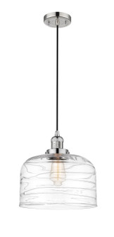 Franklin Restoration One Light Mini Pendant in Polished Nickel (405|201C-PN-G713-L)