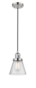 Franklin Restoration One Light Mini Pendant in Polished Nickel (405|201C-PN-G64)