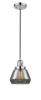 Franklin Restoration One Light Mini Pendant in Polished Nickel (405|201C-PN-G173)