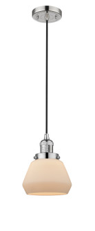 Franklin Restoration LED Mini Pendant in Polished Nickel (405|201C-PN-G171-LED)