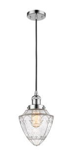 Franklin Restoration One Light Mini Pendant in Polished Chrome (405|201C-PC-G664-7)