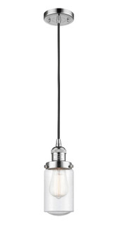 Franklin Restoration LED Mini Pendant in Polished Chrome (405|201C-PC-G314-LED)