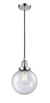 Franklin Restoration One Light Mini Pendant in Polished Chrome (405|201C-PC-G204-8) Franklin Restoration One Light Mini Pendant in Polished Chrome (405|201C-PC-G204-8)