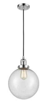 Franklin Restoration One Light Mini Pendant in Polished Chrome (405|201C-PC-G204-10) Franklin Restoration One Light Mini Pendant in Polished Chrome (405|201C-PC-G204-10)