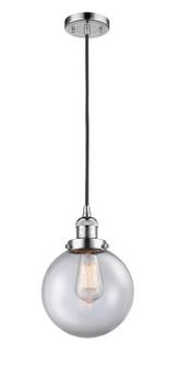 Franklin Restoration One Light Mini Pendant in Polished Chrome (405|201C-PC-G202-8)