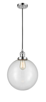 Franklin Restoration LED Mini Pendant in Polished Chrome (405|201C-PC-G202-12-LED)