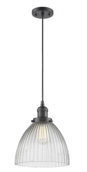 Franklin Restoration One Light Mini Pendant in Oil Rubbed Bronze (405|201C-OB-G222)