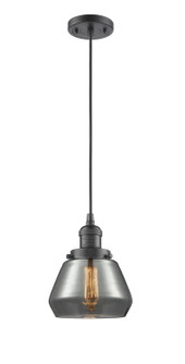 Franklin Restoration One Light Mini Pendant in Oil Rubbed Bronze (405|201C-OB-G173)
