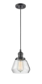 Franklin Restoration One Light Mini Pendant in Oil Rubbed Bronze (405|201C-OB-G172)