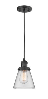 Franklin Restoration One Light Mini Pendant in Matte Black (405|201C-BK-G62)
