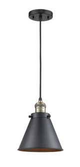 Franklin Restoration LED Mini Pendant in Black Antique Brass (405|201C-BAB-M13-BK-LED)