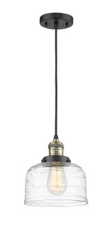 Franklin Restoration One Light Mini Pendant in Black Antique Brass (405|201C-BAB-G713)
