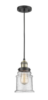 Franklin Restoration LED Mini Pendant in Black Antique Brass (405|201C-BAB-G184-LED)