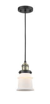 Franklin Restoration One Light Mini Pendant in Black Antique Brass (405|201C-BAB-G181S)