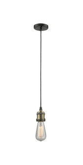 Franklin Restoration One Light Mini Pendant in Black Antique Brass (405|201C-BAB)