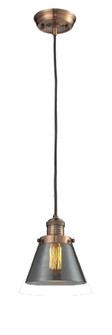 Franklin Restoration One Light Mini Pendant in Antique Copper (405|201C-AC-G63)