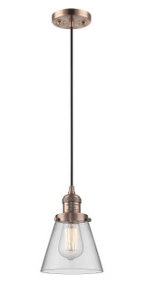 Franklin Restoration LED Mini Pendant in Antique Copper (405|201C-AC-G62-LED)