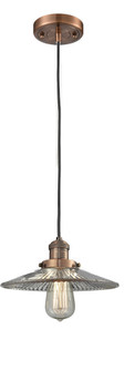 Franklin Restoration One Light Mini Pendant in Antique Copper (405|201C-AC-G2)