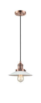 Franklin Restoration LED Mini Pendant in Antique Copper (405|201C-AC-G1-LED)