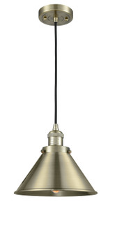 Franklin Restoration One Light Mini Pendant in Antique Brass (405|201C-AB-M10-AB)