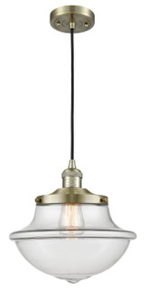 Franklin Restoration LED Mini Pendant in Antique Brass (405|201C-AB-G542-LED)