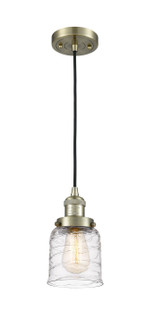 Franklin Restoration One Light Mini Pendant in Antique Brass (405|201C-AB-G513)