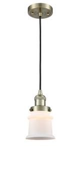 Franklin Restoration LED Mini Pendant in Antique Brass (405|201C-AB-G181S-LED)