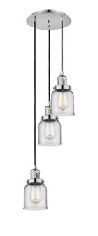 Franklin Restoration Three Light Pendant in Polished Nickel (405|113F-3P-PN-G52)