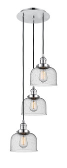 Franklin Restoration Three Light Pendant in Polished Chrome (405|113F-3P-PC-G74)