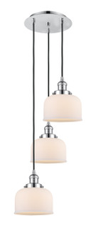 Franklin Restoration Three Light Pendant in Polished Chrome (405|113F-3P-PC-G71)