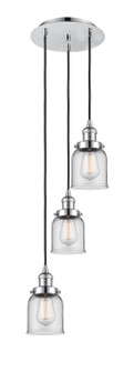 Franklin Restoration Three Light Pendant in Polished Chrome (405|113F-3P-PC-G52)