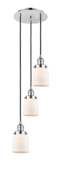 Franklin Restoration Three Light Pendant in Polished Chrome (405|113F-3P-PC-G51)