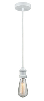 Edison One Light Mini Pendant in White (405|100W-10W-1W)