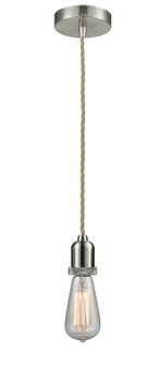Whitney One Light Mini Pendant in Satin Nickel (405|100SN-10RE-0SN)