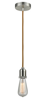 Whitney One Light Mini Pendant in Satin Nickel (405|100SN-10CR-0SN)