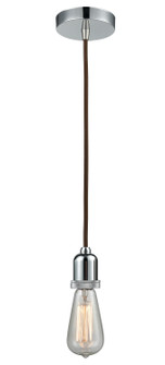 Whitney One Light Mini Pendant in Polished Chrome (405|100PC-10BR-0PC)