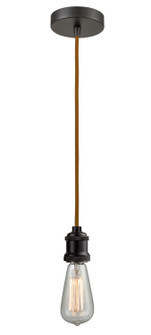 Edison One Light Mini Pendant in Oil Rubbed Bronze (405|100OB-10CR-1OB)